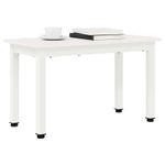 Casa si Gradina - Mobilier - Mese si birouri - Masute de cafea - Masa de cafea Alb 60 x 30 x 36 cm Lemn de pin masiv - Infinity.ro