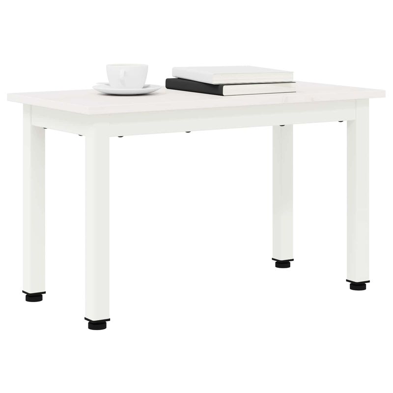 Casa si Gradina - Mobilier - Mese si birouri - Masute de cafea - Masa de cafea Alb 60 x 30 x 36 cm Lemn de pin masiv - Infinity.ro