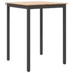 Casa si Gradina - Mobilier - Mese si birouri - Mese bucatarie si dining - Masa de bar natural 110 x 55 x 105 cm Lemn de pin masiv - Infinity.ro