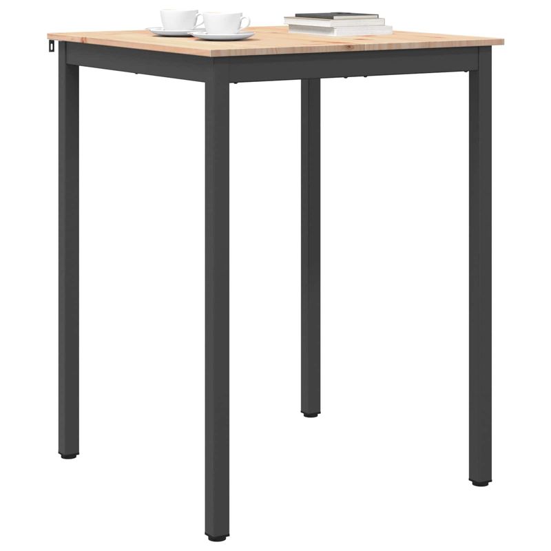 Casa si Gradina - Mobilier - Mese si birouri - Mese bucatarie si dining - Masa de bar natural 110 x 55 x 105 cm Lemn de pin masiv - Infinity.ro