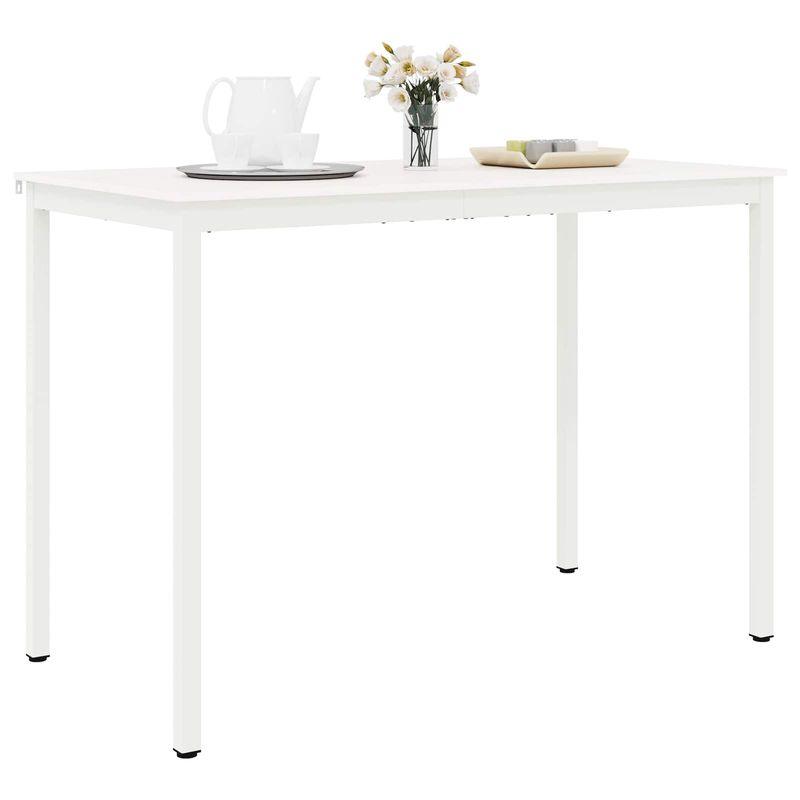 Casa si Gradina - Mobilier - Mese si birouri - Mese bucatarie si dining - Masa de bar Alb 110 x 55 x 105 cm Lemn de pin masiv - Infinity.ro