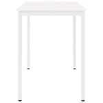 Casa si Gradina - Mobilier - Mese si birouri - Mese bucatarie si dining - Masa de bar Alb 110 x 55 x 105 cm Lemn de pin masiv - Infinity.ro
