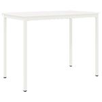 Casa si Gradina - Mobilier - Mese si birouri - Mese bucatarie si dining - Masa de bar Alb 110 x 55 x 105 cm Lemn de pin masiv - Infinity.ro