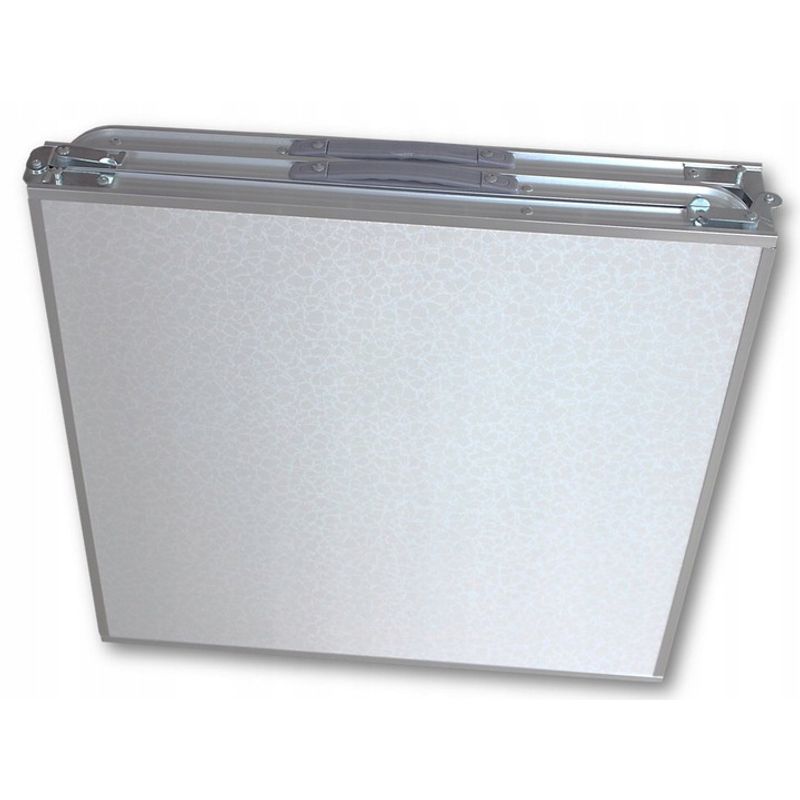 Casa si Gradina - Gradina si terasa - Mobilier exterior - Seturi mobila gradina - Masa pliabila metalica pentru gradina sau picnic, blat MDF, inaltime reglabila, 180x60cm - Infinity.ro
