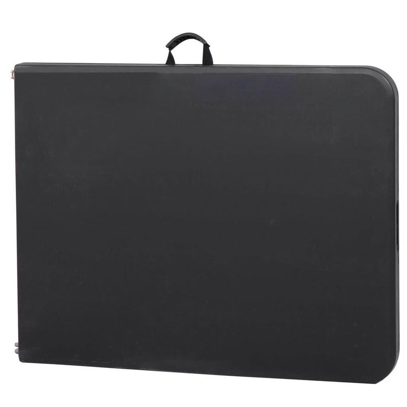 Casa si Gradina - Gradina si terasa - Mobilier exterior - Seturi mobila gradina - Masa dreptunghiulara pliabila multifunctionala, 180x75x75cm, neagra - Infinity.ro