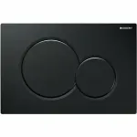 Casa si Gradina - Sanitare - Obiecte sanitare - Accesorii vase de toaleta - Clapeta de actionare Geberit Sigma01 negru lucios - Infinity.ro