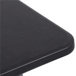 Casa si Gradina - Gradina si terasa - Mobilier exterior - Seturi mobila gradina - Masa dreptunghiulara pliabila multifunctionala, 180x75x75cm, neagra - Infinity.ro