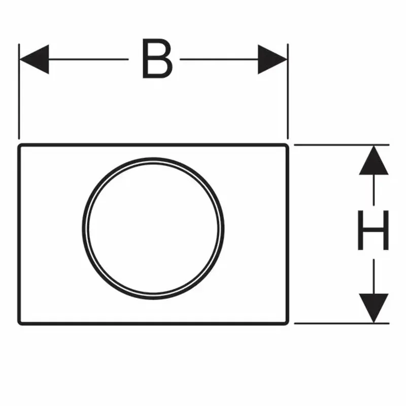 Casa si Gradina - Sanitare - Obiecte sanitare - Accesorii vase de toaleta - Clapeta de actionare Geberit Sigma10 alb/crom/alb - Infinity.ro