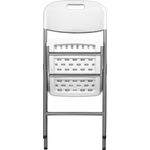 Casa si Gradina - Gradina si terasa - Mobilier exterior - Seturi mobila gradina - Scaun pliabil 54x46x86 cm, otel si HDPE, antiderapant, alb - Infinity.ro