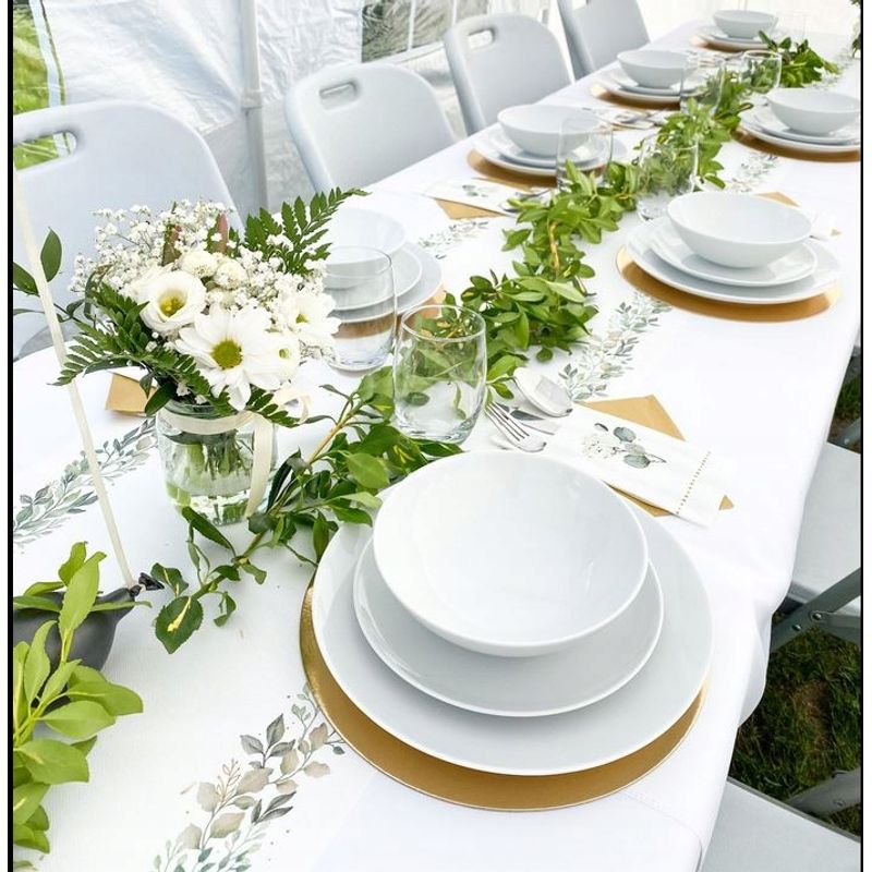 Casa si Gradina - Gradina si terasa - Mobilier exterior - Seturi mobila gradina - Scaun pliabil 54x46x86 cm, otel si HDPE, antiderapant, alb - Infinity.ro