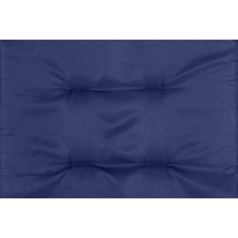 Casa si Gradina - Gradina si terasa - Mobilier exterior - Seturi mobila gradina - Scaun pliabil de gradina cu perna, structura metalica, 59x66x90 cm, albastru - Infinity.ro