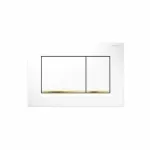 Casa si Gradina - Sanitare - Obiecte sanitare - Accesorii vase de toaleta - Clapeta de actionare Geberit Sigma30 alb auriu - Infinity.ro