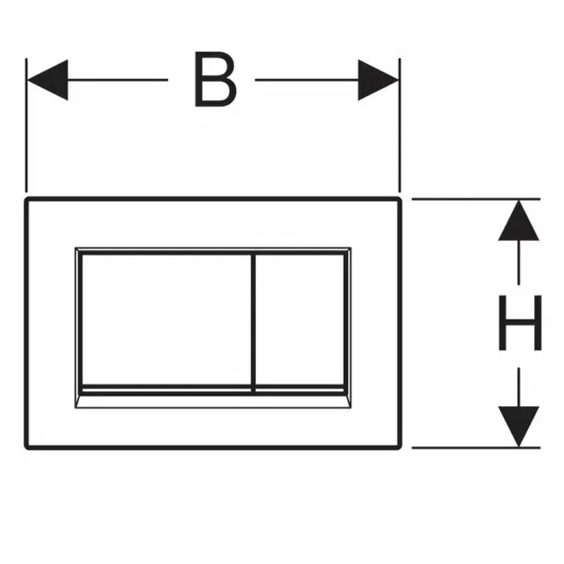 Casa si Gradina - Sanitare - Obiecte sanitare - Accesorii vase de toaleta - Clapeta de actionare Geberit Sigma30 negru lucios - Infinity.ro