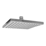 Casa si Gradina - Sanitare - Lavoar baie si accesorii - Accesorii baterii sanitare - Palarie de dus patrata 200x200 mm Ferro crom - Infinity.ro