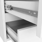 Casa si Gradina - Mobilier - Comode si corpuri - Comode - Comoda cu 6 sertare, PAL laminat, 100x35x57 cm, alb mat - Infinity.ro