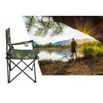 Casa si Gradina - Gradina si terasa - Mobilier exterior - Seturi mobila gradina - Scaun pliabil camping sau pescuit Sersimo, suport pahar, camuflaj - Infinity.ro