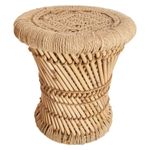 Casa si Gradina - Mobilier - Mese si birouri - Masute de cafea - Set 2 masute cafea Atmosphera Corde din bambus, 30 cm si 37cm, bej - Infinity.ro