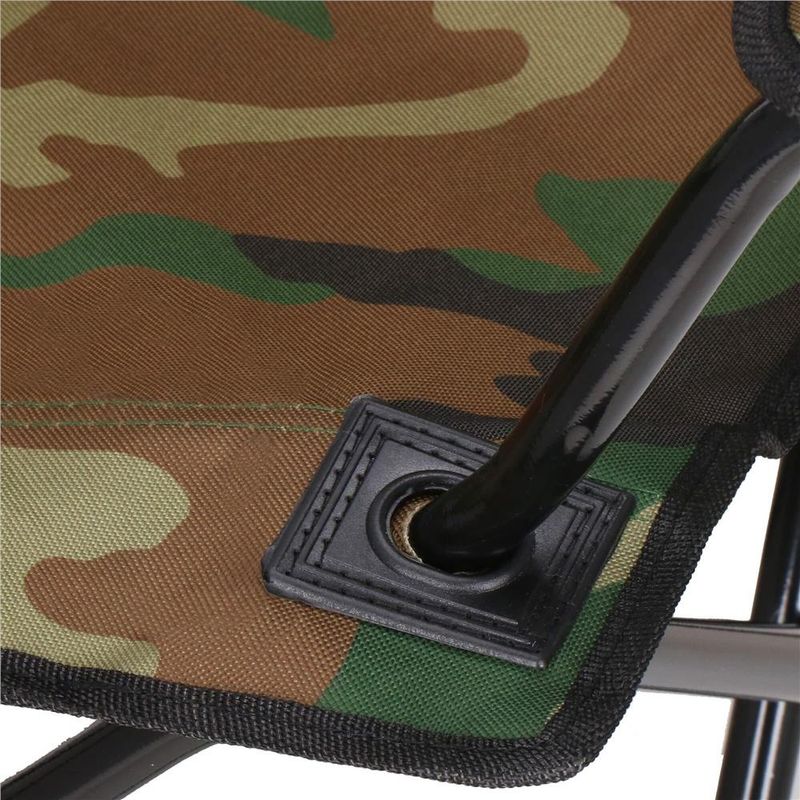 Casa si Gradina - Gradina si terasa - Mobilier exterior - Seturi mobila gradina - Scaun pliabil camping sau pescuit, suport pahar, 80x40x45cm, camuflaj - Infinity.ro