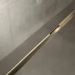 Casa si Gradina - Constructii - Materiale constructii - Sisteme de scurgere - Capac pentru rigola Geberit CleanLine80 30-90 cm champagne - Infinity.ro