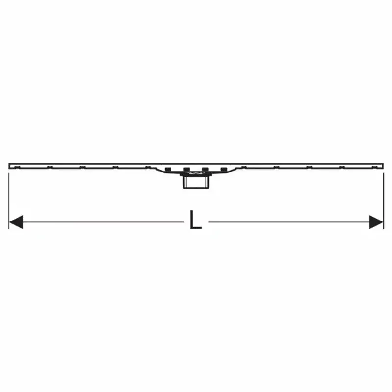 Casa si Gradina - Constructii - Materiale constructii - Sisteme de scurgere - Capac pentru rigola Geberit CleanLine80 30-90 cm champagne - Infinity.ro