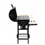 Casa si Gradina - Gradina si terasa - Gratare si accesorii - Gratare de gradina - Gratar dreptunghiular pe carbuni, cu 2 suporti laterali si termometru capac, 101x70x94cm - Infinity.ro