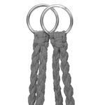 Casa si Gradina - Gradina si terasa - Balansoare si hamace - Balansoare - Scaun rotund Sersimo tip leagan suspendat cu perna Confort Plus casa sau gradina, gri inchis - Infinity.ro