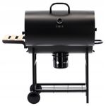 Casa si Gradina - Gradina si terasa - Gratare si accesorii - Gratare de gradina - Gratar dreptunghiular pe carbuni, cu 2 suporti laterali si termometru capac, 101x70x94cm - Infinity.ro