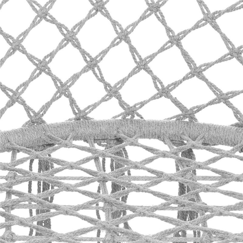 Casa si Gradina - Gradina si terasa - Balansoare si hamace - Balansoare - Scaun rotund Sersimo tip leagan suspendat cu perna Confort Plus casa sau gradina, gri - Infinity.ro