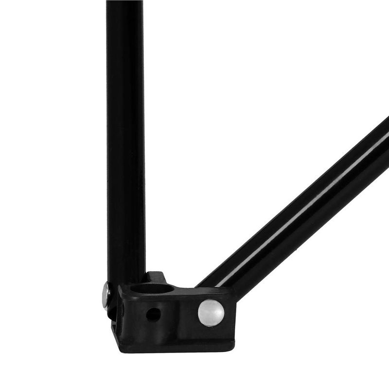 Casa si Gradina - Gradina si terasa - Mobilier exterior - Seturi mobila gradina - Masa plianta camping sau pescuit, cu 2 suporturi pahar, 46x46x45 cm, negru - Infinity.ro