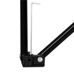 Casa si Gradina - Gradina si terasa - Mobilier exterior - Seturi mobila gradina - Masa plianta camping sau pescuit, cu 2 suporturi pahar, 46x46x45 cm, negru - Infinity.ro