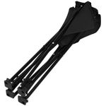 Casa si Gradina - Gradina si terasa - Mobilier exterior - Seturi mobila gradina - Masa plianta camping sau pescuit, cu 2 suporturi pahar, 46x46x45 cm, negru - Infinity.ro