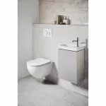 Casa si Gradina - Sanitare - Obiecte sanitare - Accesorii vase de toaleta - Clapeta de actionare Geberit Sigma21 sticla alb crom lucios - Infinity.ro