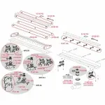 Casa si Gradina - Constructii - Materiale constructii - Sisteme de scurgere - Set rigola cu capac faiantabil APZ13-DOUBLE9 FIT AND GO 55 cm - Infinity.ro