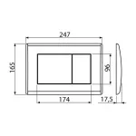 Casa si Gradina - Sanitare - Obiecte sanitare - Accesorii vase de toaleta - Clapeta de actionare Alca Basic M275 auriu - Infinity.ro