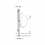 Casa si Gradina - Sanitare - Obiecte sanitare - Accesorii vase de toaleta - Cadru Geberit Duofix pentru fixare pisoar cu detectare infrarosu - Infinity.ro
