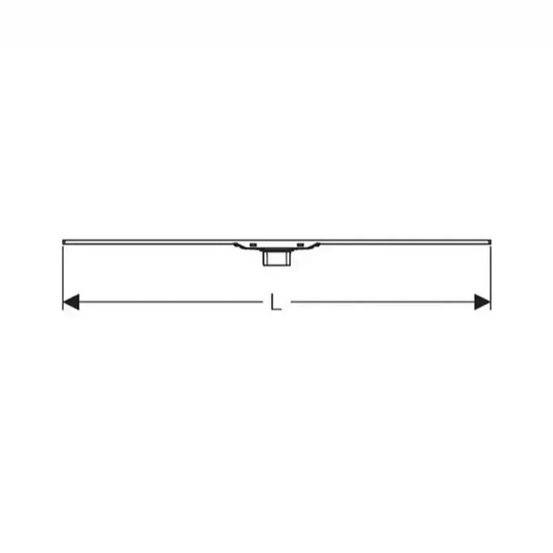 Casa si Gradina - Constructii - Materiale constructii - Sisteme de scurgere - Capac pentru rigola de dus Geberit CleanLine20 30-90 cm metal lucios - Infinity.ro
