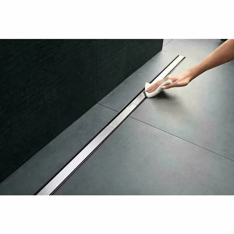 Casa si Gradina - Constructii - Materiale constructii - Sisteme de scurgere - Capac pentru rigola de dus Geberit CleanLine20 30-90 cm metal lucios - Infinity.ro