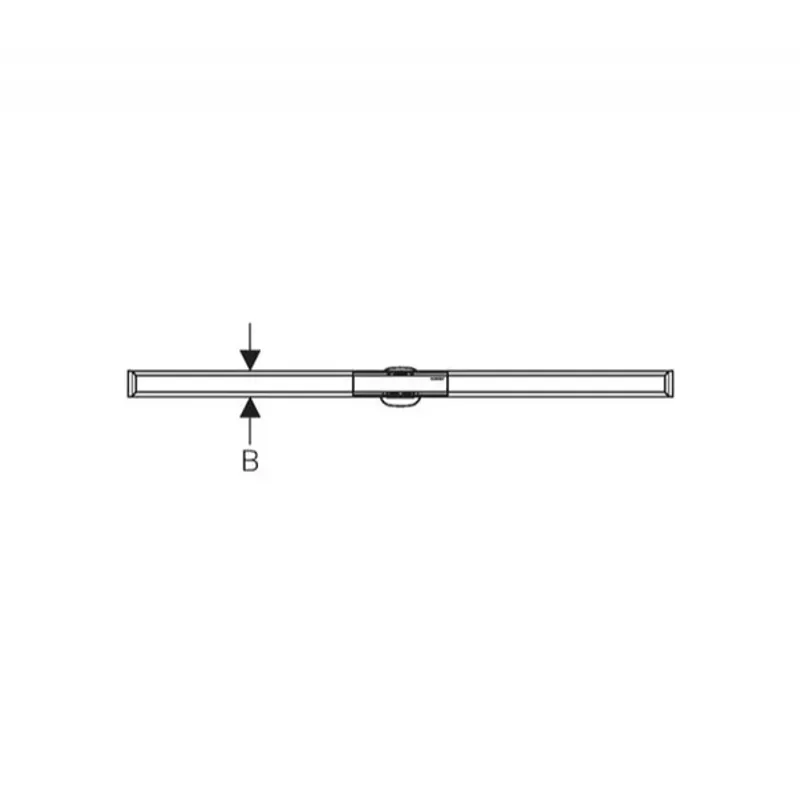 Casa si Gradina - Constructii - Materiale constructii - Sisteme de scurgere - Capac pentru rigola de dus Geberit CleanLine20 30-90 cm metal lucios - Infinity.ro