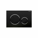 Casa si Gradina - Sanitare - Obiecte sanitare - Accesorii vase de toaleta - Clapeta de actionare Geberit Sigma20 negru/crom lucios - Infinity.ro