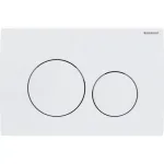 Casa si Gradina - Sanitare - Obiecte sanitare - Accesorii vase de toaleta - Clapeta de actionare Geberit Delta20 alb alpin - Infinity.ro