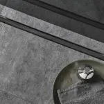 Casa si Gradina - Constructii - Materiale constructii - Sisteme de scurgere - Capac pentru rigola Geberit CleanLine80 30-90 cm negru periat - Infinity.ro