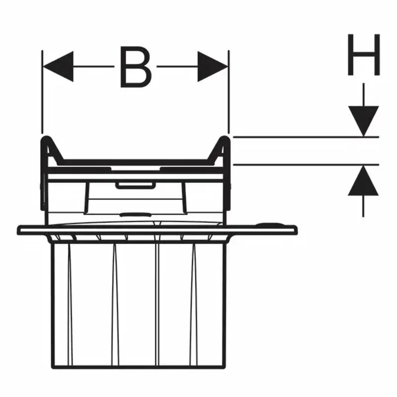Casa si Gradina - Constructii - Materiale constructii - Sisteme de scurgere - Capac pentru rigola Geberit CleanLine80 30-90 cm negru periat - Infinity.ro