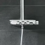 Casa si Gradina - Sanitare - Cazi si cabine de dus - Coloane si seturi de dus - Coloana de dus cu baterie termostatata Grohe RainShower System SmartControl 360 Duo - Infinity.ro