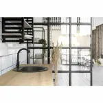 Casa si Gradina - Sanitare - Chiuveta bucatarie si accesorii - Baterii bucatarie - Baterie bucatarie Ferro Lugio negru - Infinity.ro