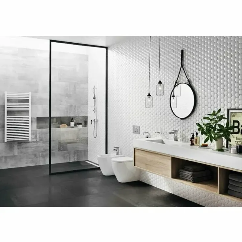 Casa si Gradina - Sanitare - Lavoar baie si accesorii - Baterii sanitare - Baterie bideu crom cu ventil Ferro Square - Infinity.ro