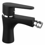 Casa si Gradina - Sanitare - Lavoar baie si accesorii - Baterii sanitare - Baterie bideu negru mat Ferro Algeo - Infinity.ro