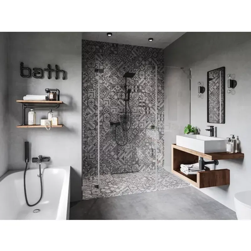 Casa si Gradina - Sanitare - Lavoar baie si accesorii - Baterii sanitare - Baterie lavoar negru mat Ferro Zicco - Infinity.ro