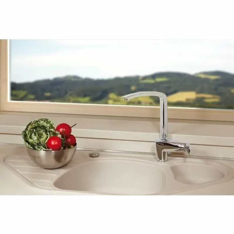 Casa si Gradina - Sanitare - Chiuveta bucatarie si accesorii - Baterii bucatarie - Baterie bucatarie pipa rabatabila Ferro Metalia 57 - Infinity.ro