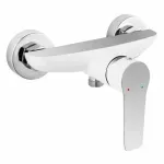 Casa si Gradina - Sanitare - Lavoar baie si accesorii - Baterii sanitare - Baterie dus Ferro Adore alb-crom - Infinity.ro