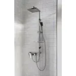 Casa si Gradina - Sanitare - Cazi si cabine de dus - Coloane si seturi de dus - Coloana de dus cu comutator Ferro fara baterie Amiga VerdeLine - Infinity.ro